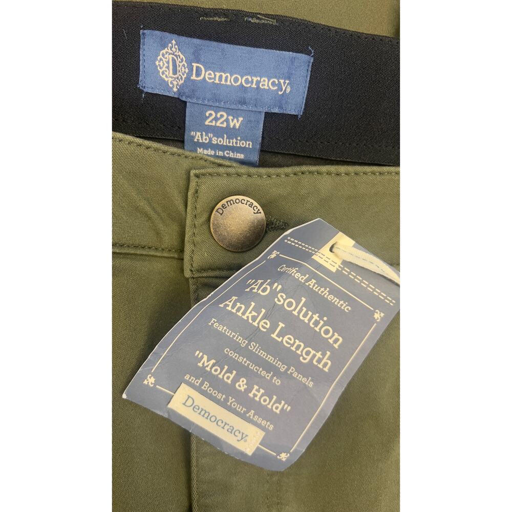 NWT! Democracy "Ab"Solution Ankle Length Colored‎ Jegging 22W - Picture 9 of 9
